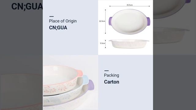 2020 Customized Oval Nordic Bakeware Oven Safe Bread Baking Tray Ceramic Dish Baking Dishes Buy B смотреть онлайн