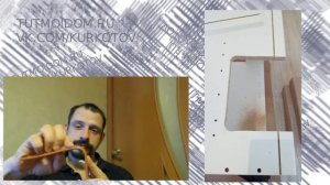 Обработка срезов на дсп  Ставлю кухню сам