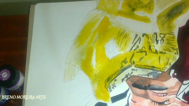 Desenhando Homem De  Ferro (Drawing  Iron Man ) (Robert Downey Jr.) | Breno Moreira Arts