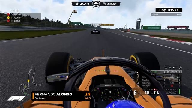F1 2018 Season Mod CAREER Part 3: China | McLaren-Renault смотреть онлайн