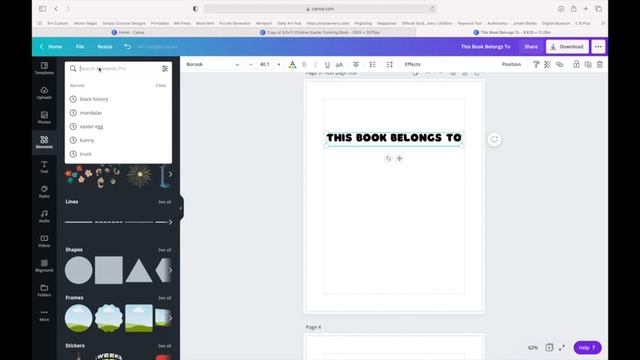 Create KDP Activity Low Content Books for Kids using Canva & Creative Fabrica смотреть онлайн