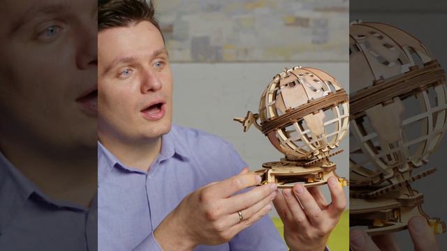 Ugears Globus Mechanical Model смотреть онлайн