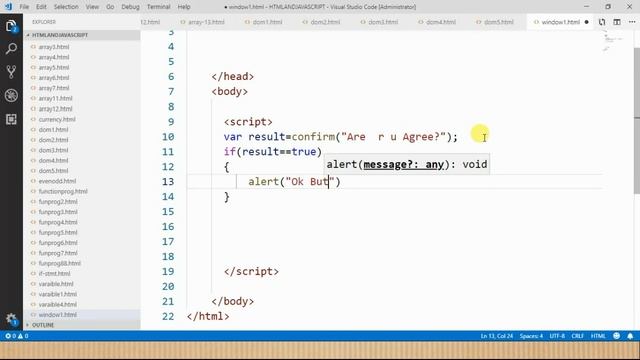 Window: Confirmation Dialog-Box JavaScript Part-4 смотреть онлайн