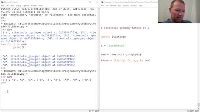 Python Basics Itertools Groupby Method Pt 2 смотреть онлайн