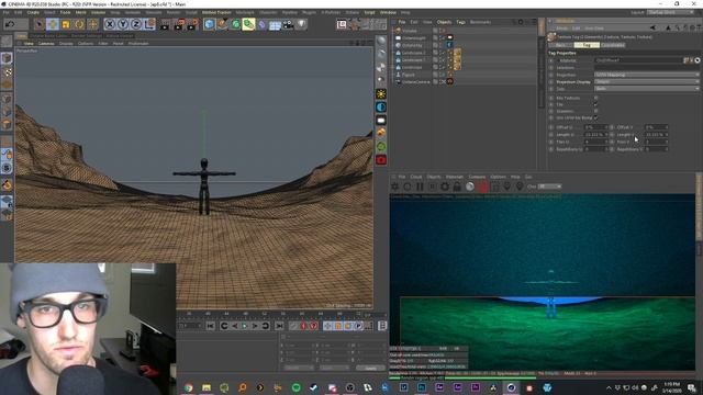 Create a Moody Underwater Scene from Scratch [Cinema4D + Octane] смотреть онлайн