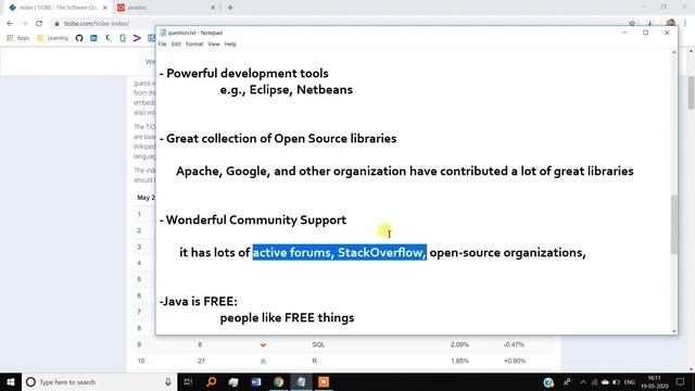 Why JAVA is Important | What is the RANK of JAVA In 2020 | JAVA Tutorial for Beginners by Gautam смотреть онлайн
