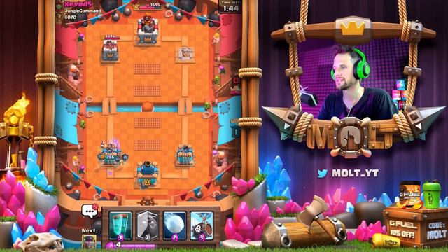 LAVA HOUND vs MORTAR in CLASH ROYALE смотреть онлайн