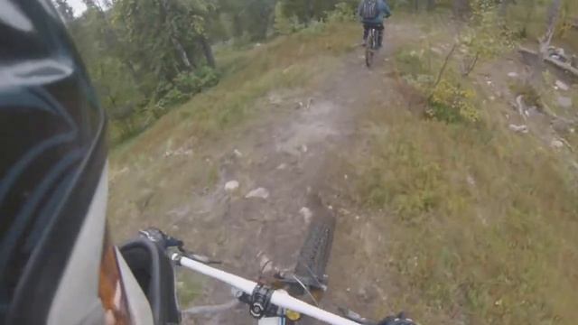 ДХ трасса в Кандалакше (сентябрь 2014) смотреть онлайн