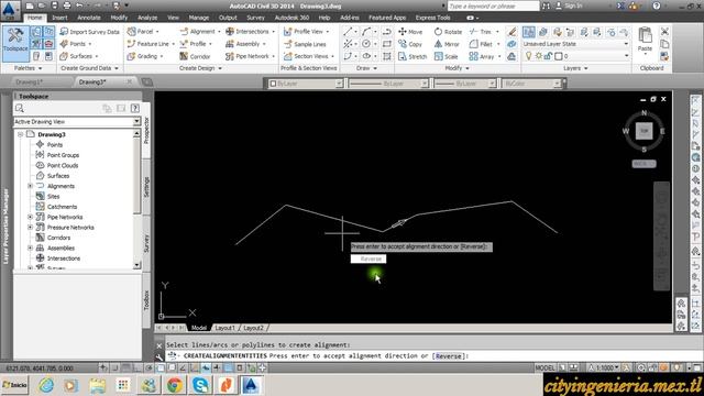 CIVIL 3D 2014 CARRETERAS (1/15): Alineamiento 1/3 смотреть онлайн