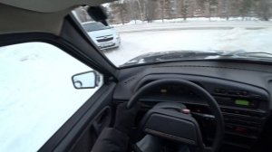 ЕДУ НА ВАЗ 2114 - В ГОРОДЕ ХОЛОД И ВЕТЕР!
