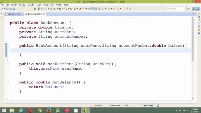 Constructor, Constructor overloading, Encapsulation in Java | Bangla (02) смотреть онлайн