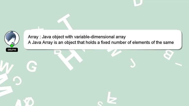 Array : Java object with variable-dimensional array смотреть онлайн