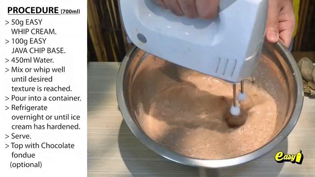 How to make Java Chip Ice Cream using EASY BRAND products | EASYBRAND | смотреть онлайн
