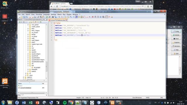 Part 4 PHP, SQL From localhost to live, the database смотреть онлайн