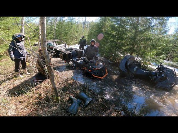 Весенние квадропокатушки Kraft club по окрестностям Омска.