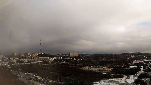 Первый снег Мурманск 19.10.2017 смотреть онлайн