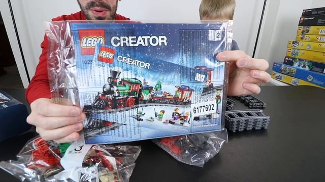 MY LEGO CHRISTMAS SETS & SURPRISE BUILD! смотреть онлайн