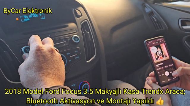 Ford Focus makyajlı 3.5 Kasa Bluetooth Aux Aktivasyon ve Montaj Gizli Özellik İzmir ByCar Elektroni смотреть онлайн