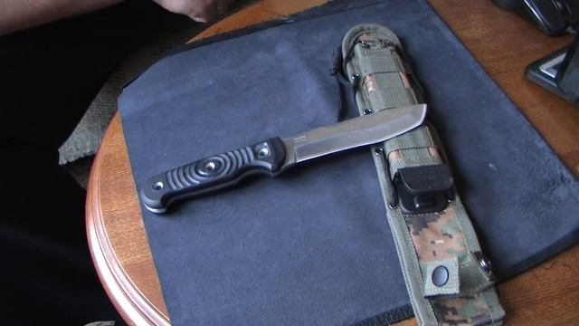 Нож Kizlyar Supreme Vendetta AUS-8 заточка смотреть онлайн