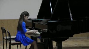 Й. Гайдн "Соната Соль мажор" 1 часть. 10 лет.