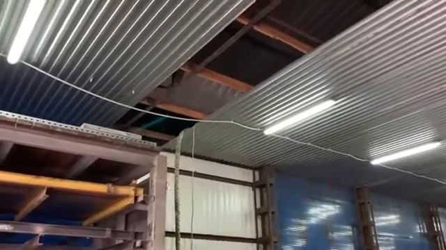 Утепление пролива ангара ПП, завод Армалит. смотреть онлайн