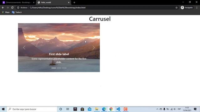 ✅✅ Carrusel - #10 - Curso Completo de BOOTSTRAP 2021 ?? Versión v5 - Componentes ?? смотреть онлайн