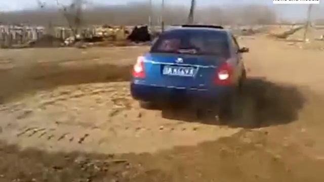 Тест драйв Чери Фора (Chery Fora) 2015 дрифт по кругу смотреть онлайн