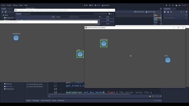 Godot Simple Networking Template смотреть онлайн