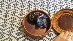 Шкатулка из ротанга Kaya. Индонезия. Ручная работа.