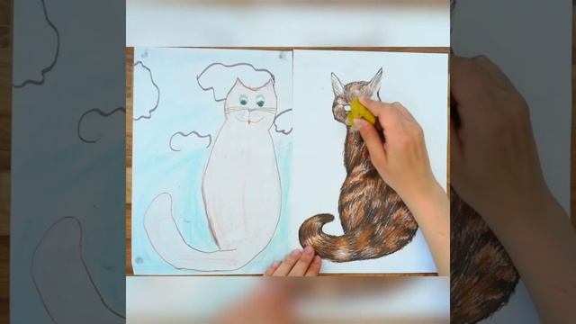 МОИ РИСУНКИ. МОЙ ПРОГРЕСС В РИСОВАНИИ. 2013 — 2019 ГОД. КАК НАРИСОВАТЬ КОТА. смотреть онлайн