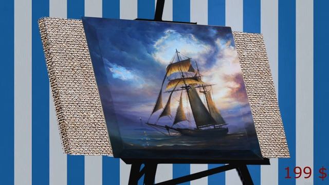 My oil painting # 2 (Утро над морем).Goroshko Igor смотреть онлайн