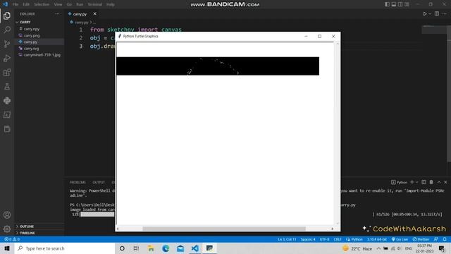 #03 Creating @CarryMinati 's Sketch Using Python: A Tutorial by CodeWithAakarsh смотреть онлайн