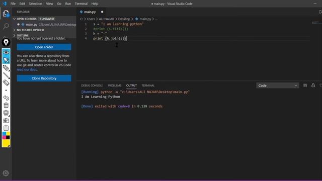 #46 [Python] title & join methods смотреть онлайн