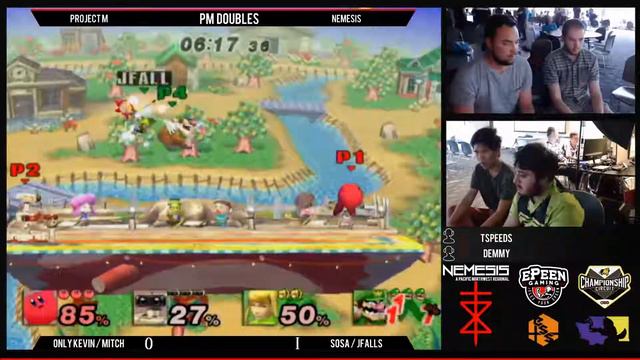 NEMESIS - Only Kevin/Mitch vs. Sosa/Jason Waterfalls - Project M Doubles смотреть онлайн
