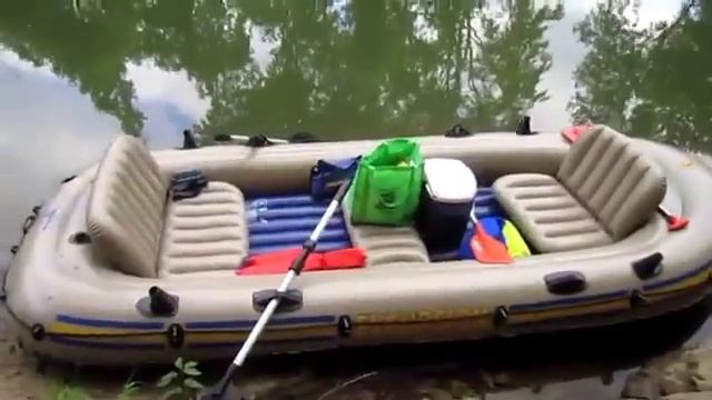 Лодка 'Intex Excursion 5' On The Harpeth River - TuristSibiri.Ru