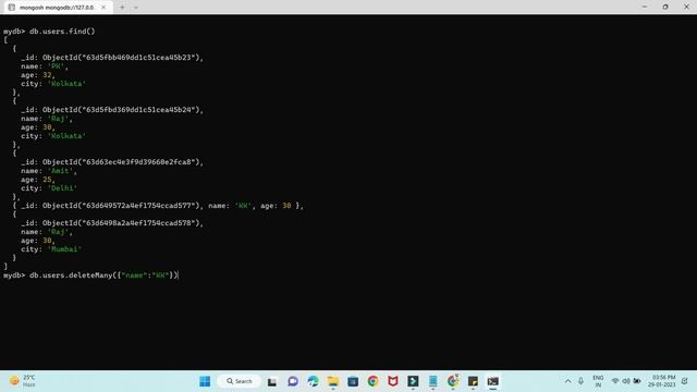 Different Ways to Delete a Document in MongoDB | Delete Documents in MongoDB | MongoDB Tutorial смотреть онлайн