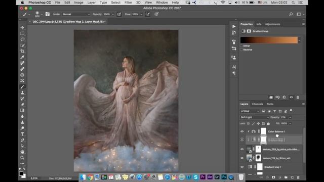 Photoshop CC Tutorial. Adding Textures to Photos смотреть онлайн