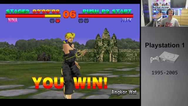 Tekken 1 (PS1) Gameplay - Angezockt (1995) смотреть онлайн