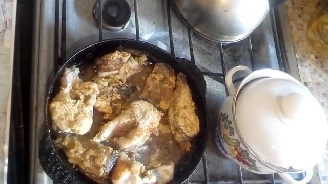 Жареный сом