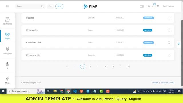 Best Admin Dashboard Template Available in React, Vue, Angular,JQuery Source Code смотреть онлайн