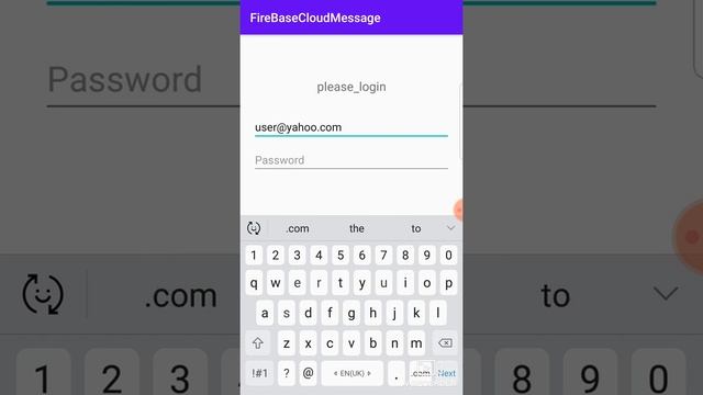 User login page for Android devices by using Google Firebase authentication service. смотреть онлайн