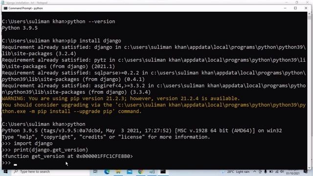 How to Install and Use Django on Windows for Beginners (2022)|| django install || environment setup смотреть онлайн