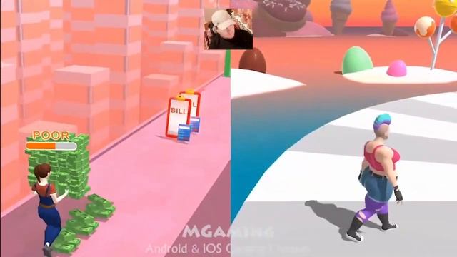 Money Run 3D ??? vs Fat 2 Fit ??♀️? Games All Levels ? Gameplay iOS, Android Mobile Walkthrough смотреть онлайн