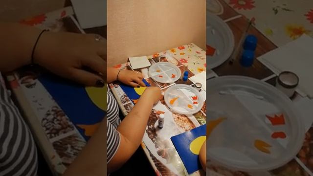Аппликация "Золотая рыбка" смотреть онлайн