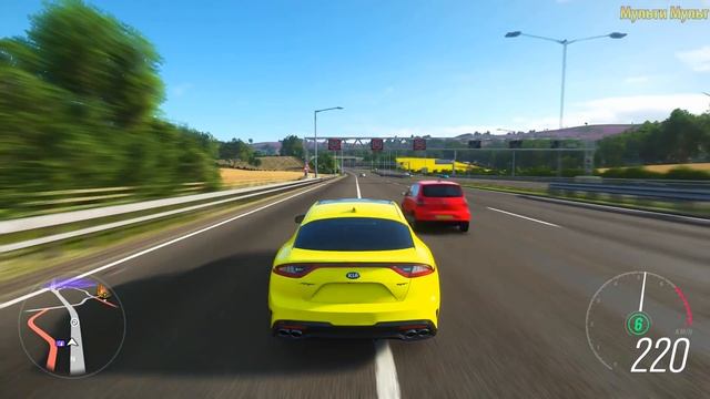 City Car Kia Stinger Driving Simulator - Forza Horizon 4 Best GamePlay смотреть онлайн