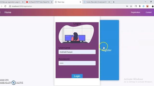 react simple demo...For parallax смотреть онлайн