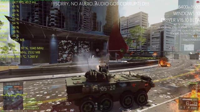 Battlefield 4 6.4k on AMD R9 390 FX 8350 Driver Version 15.10 Beta смотреть онлайн