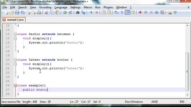 Learn Java in Hindi 37: Abstract Class and instanceof смотреть онлайн