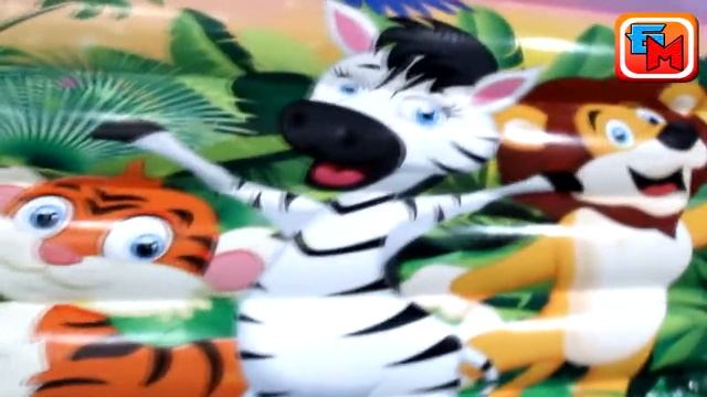 Надувной батут "Заповедник", размер 8x4x4 м. смотреть онлайн