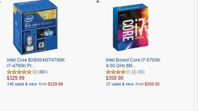 Intel Core i7-6700K vs i7-4790K price смотреть онлайн